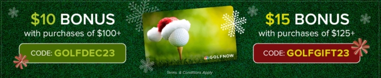 GolfNow promo codes GOLFDEC23 GOLFGIFT23