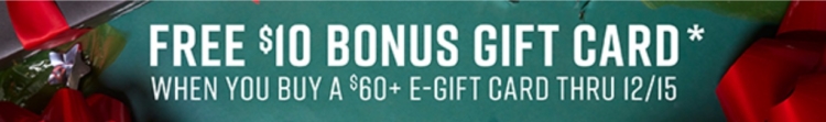 Hot Topic bonus gift card deal $60 $10