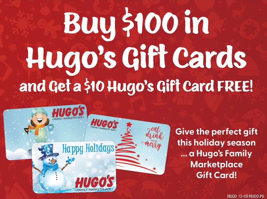 Buy $10  Gift Card Card - Free with purchase of $100 or more