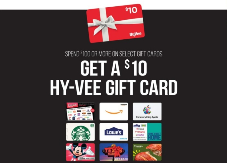 Buy $10  Gift Card Card - Free with purchase of $100 or more