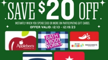 Lowes Foods gift card deal 12.13.2