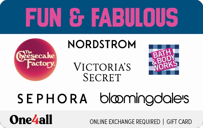 One4All Choice Fun & Fabulous gift card