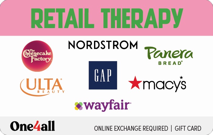 One4All Choice Retail Therapy gift card