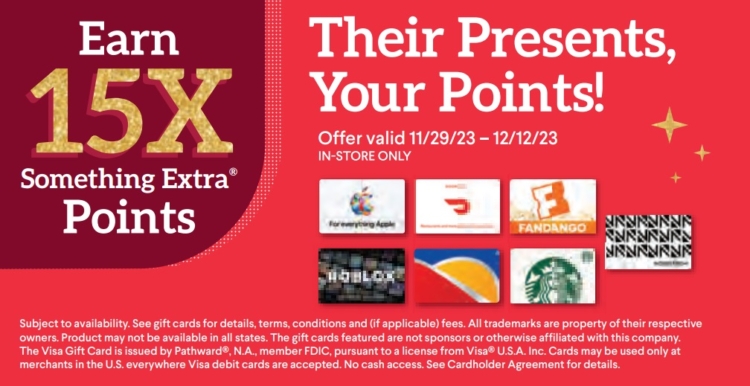 Raley’s, Bel Air & Nob Hill Foods gift card deal 15x 12.06.23