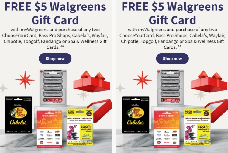 Walgreens gift card deal 12.17.23