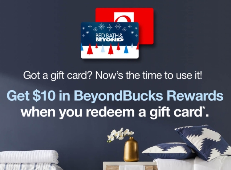 Bed Bath & Beyond Overstock gift card deal