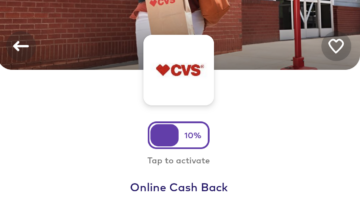 Dosh CVS 10% cashback