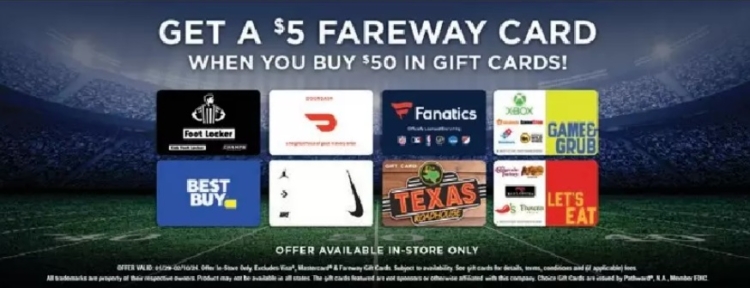 Fareway gift card deal 02.05.24