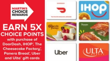 Giant Food Stores Martin's Stop & Shop gift card deal 02.02.24