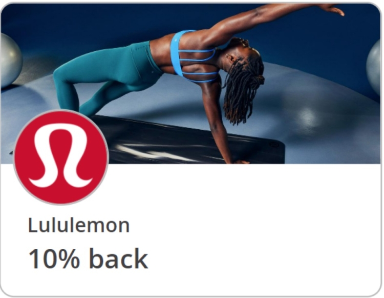 Lululemon Chase Offer 10%