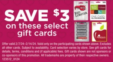 Marc's gift card deal 02.07.24