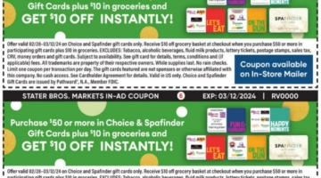 Stater Bros gift card deal 02.27.24