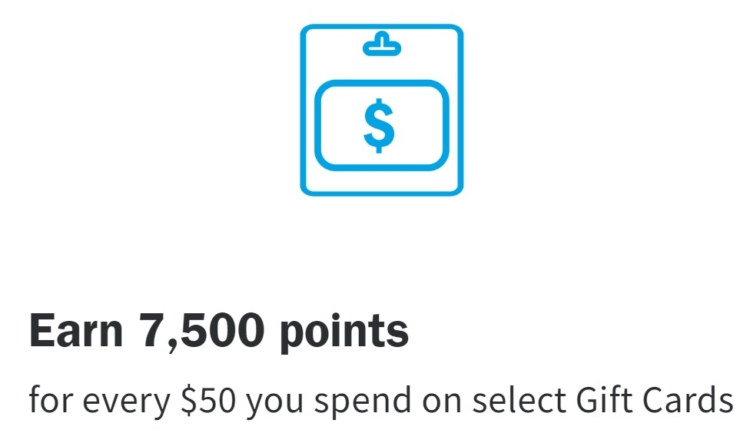 Meijer $50 gift cards 7,500 points