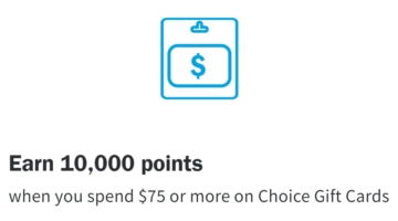 Meijer Choice $75 10,000 points