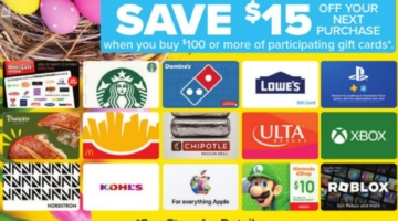 Shoppers gift card deal 03.28.24