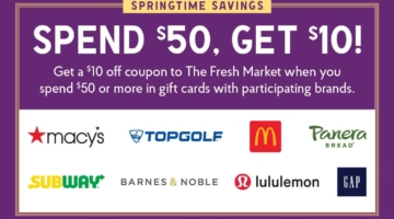 The Fresh Market gift card deal 03.28.24