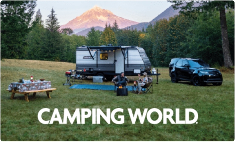 Camping World gift card