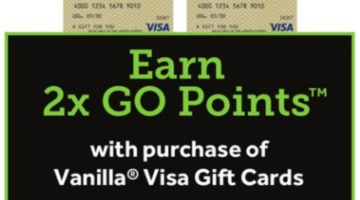 Giant Stop & Shop Vanilla Visa gift cards 04.19.24