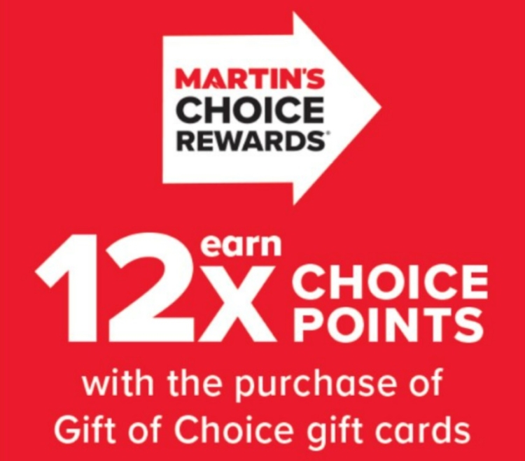 Martin's Giant Food Stores gift card deal 04.12.24