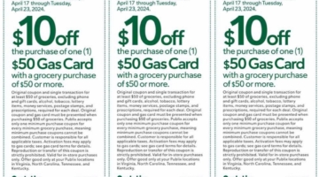 Publix gas gift card deal 04.17.24