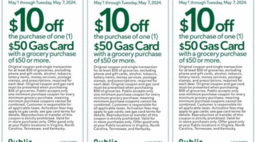 Publix gas gift card deal 05.01.24