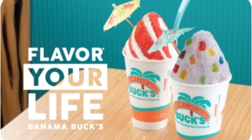 Bahama Buck's gift card