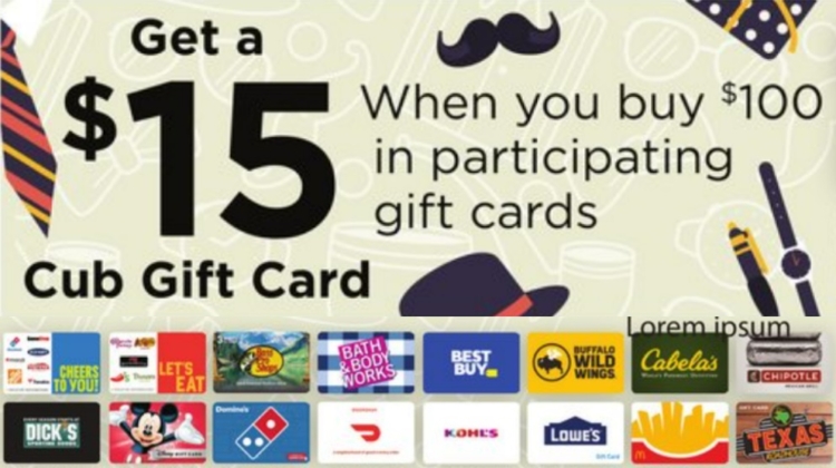 Cub gift card deal 05.19.24
