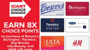 Giant Food Stores Martin's gift card deal 05.02.24