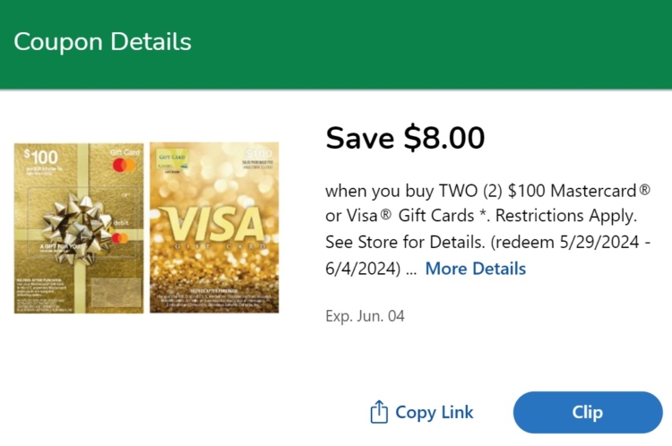Kroger VGC deal 05.29.24