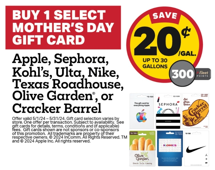 Kwik Trip gift card deals 05.01.24