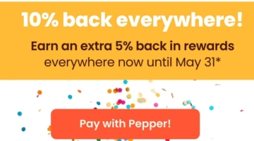 Pepper Rewards 10% back on all gift cards 05.03.24