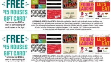 Rouses gift card deal 05.08.24