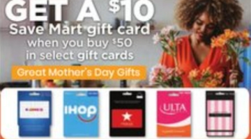 Save Mart Lucky Supermarkets gift card deal 05.08.24