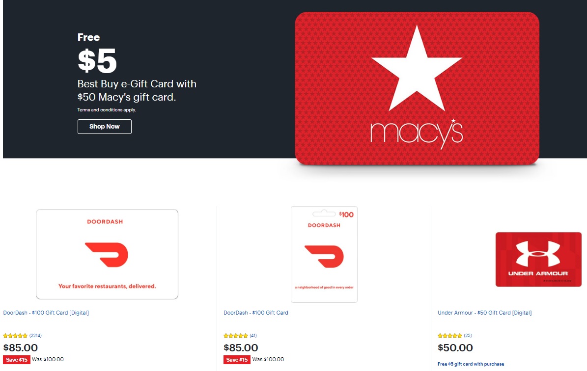 Door Dash Macys