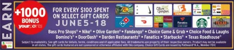 Brookshire's gift card deal 06.05.24.