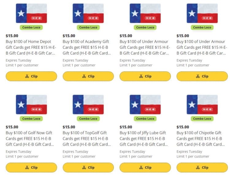 H-E-B gift card deals 06.12.24