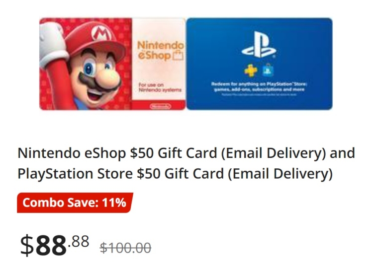 Newegg PlayStation Store Nintendo eShop