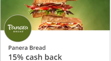 Panera Bread Chase Offer 15% Back