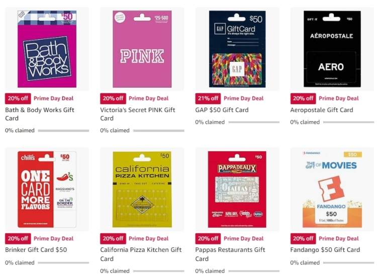Amazon Prime Day Gift Card Deals 07.16.24