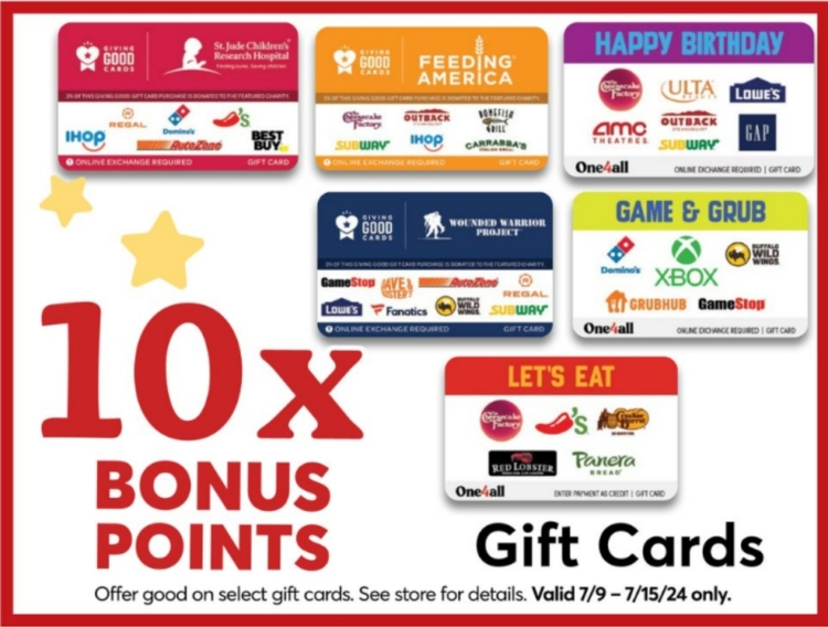 Dierbergs gift card deal 07.09.24