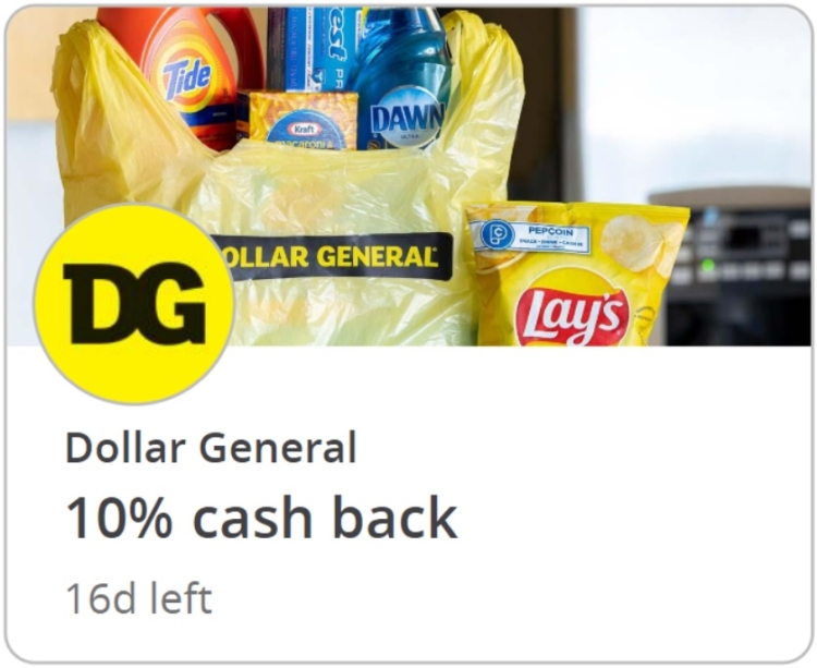 Dollar General Chase Offer 10% back