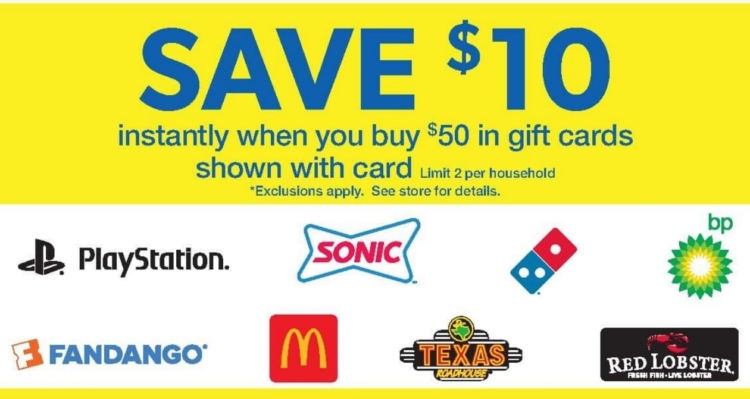 Family Fare: Buy $50 Select Gift Cards For $40 (BP, PlayStation Store ...