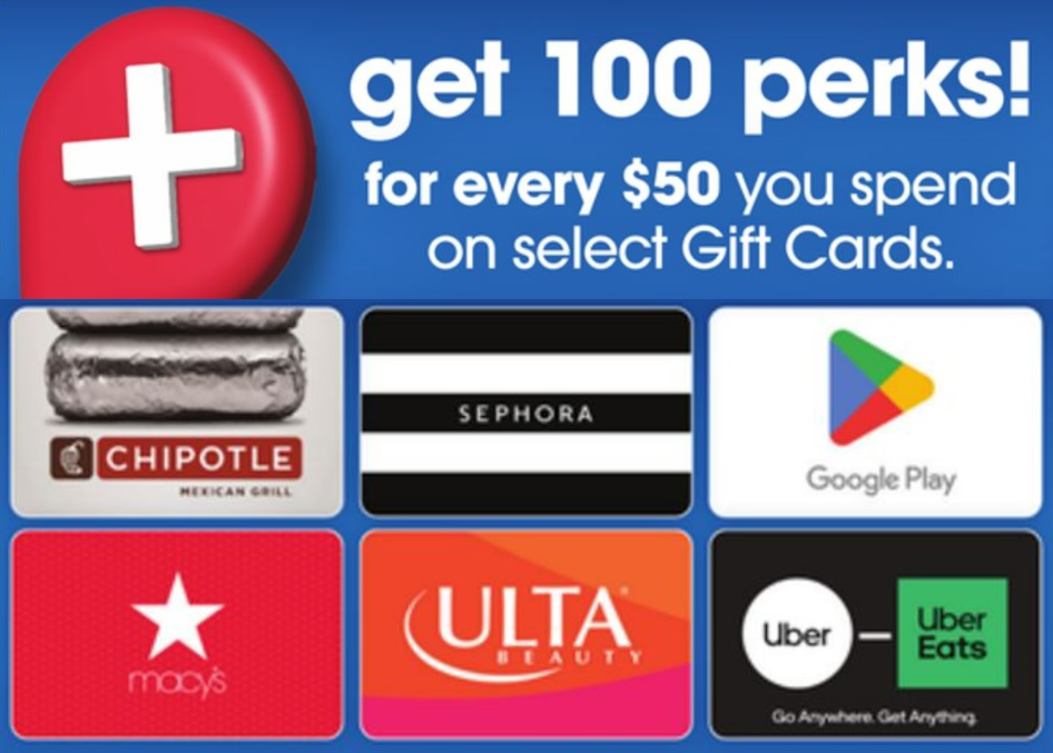 (Update) Giant Eagle Earn 2x Perks For Every 50 Spent On Select Gift