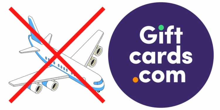 Giftcardsdotcom not on airline shopping portals