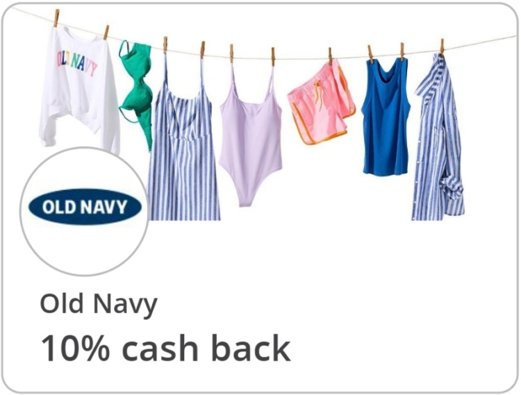 Old Navy Chase Offer 10% Cash Back