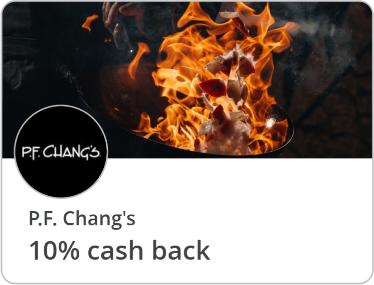 P.F. Chang's Chase Offer 10% cashback