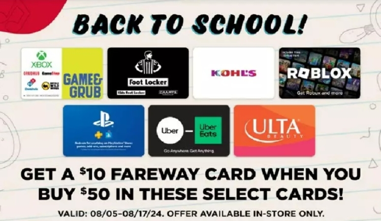 Fareway gift card deal 08.05.24