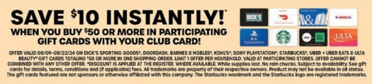 Foodtown gift card deal 08.16.24.