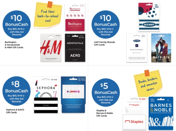 Rite Aid gift card deal 08.18.24