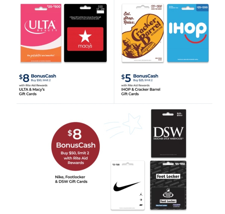 Rite Aid gift card deal 08.25.24